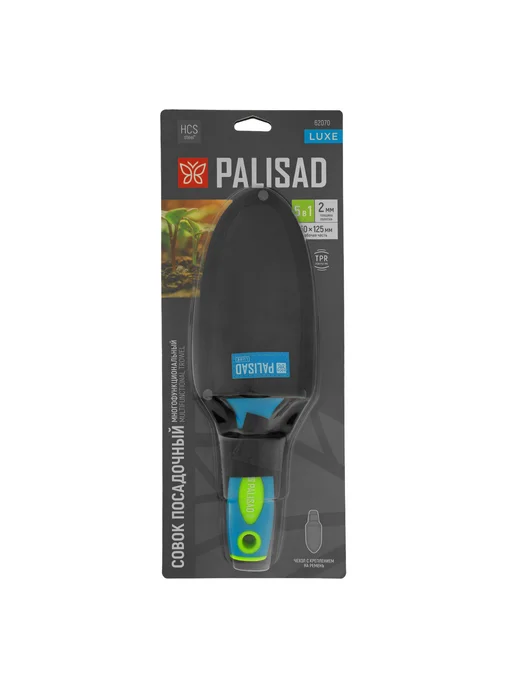 PALISAD Совок посадочный 5 в 1, 60х285 мм, с чехлом, 62070, 60x285 мм, фото 7