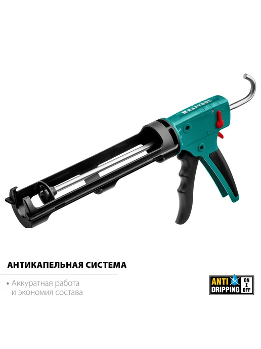 Kraftool Пистолет для герметика 310 мл, 310 мл, фото 5
