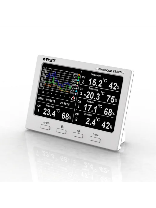 RST Sweden Профессиональная метеостанция RST MeteoScan 938pro, белый, фото 2