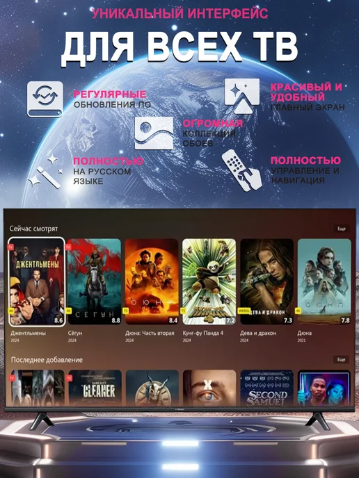 X96 Приставка для телевизора андроид с smart tv 2 16, черный, фото 3