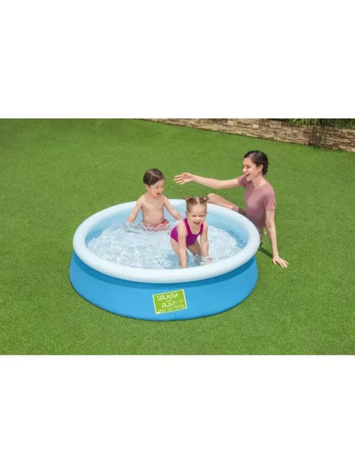 Bestway Бассейн с надувным кольцом "My First Pool" 152*38 см, 152x38 см, фото 2