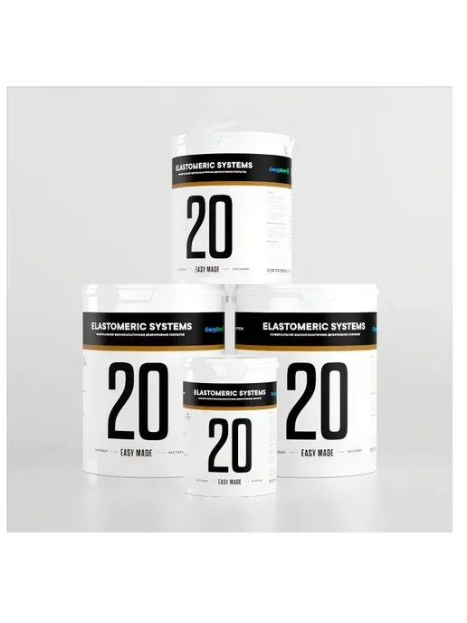 Elastomeric Systems Краска акриловая универсальная Elastomeric - 20 EAZY MADE, белый, фото 2