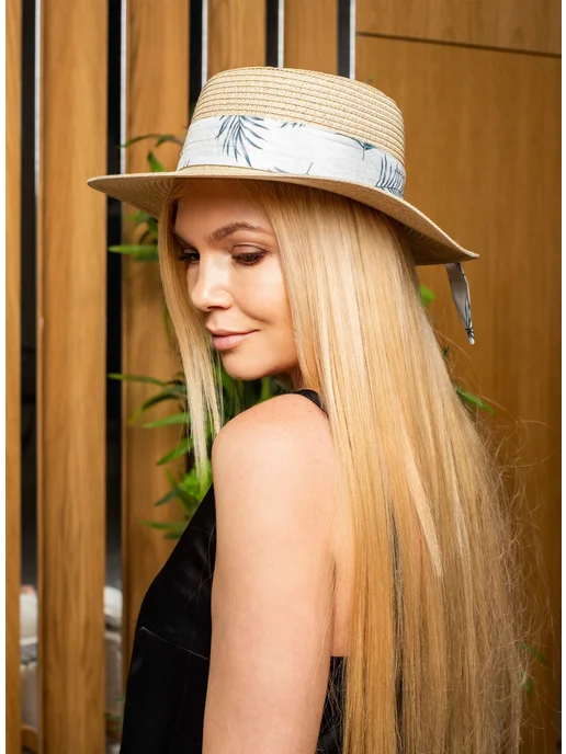 Katerina Lev Шляпа панама лето-осень демисезонная Vika, белый, фото 5