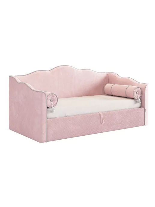 Mebelson Кровать 90x200 см, "Лея" (софа), розовый, 90x200 см, фото 6