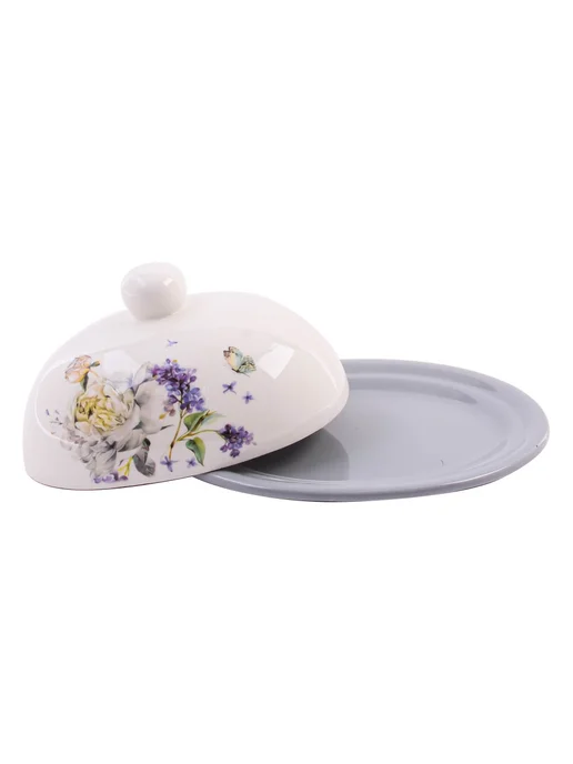 Масленка с крышкой овальная - фото 14