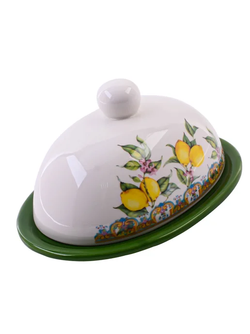 Масленка с крышкой овальная - фото 13