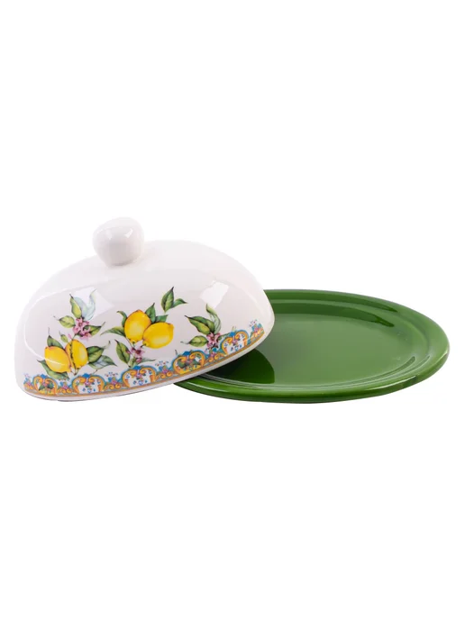 Масленка с крышкой овальная - фото 14