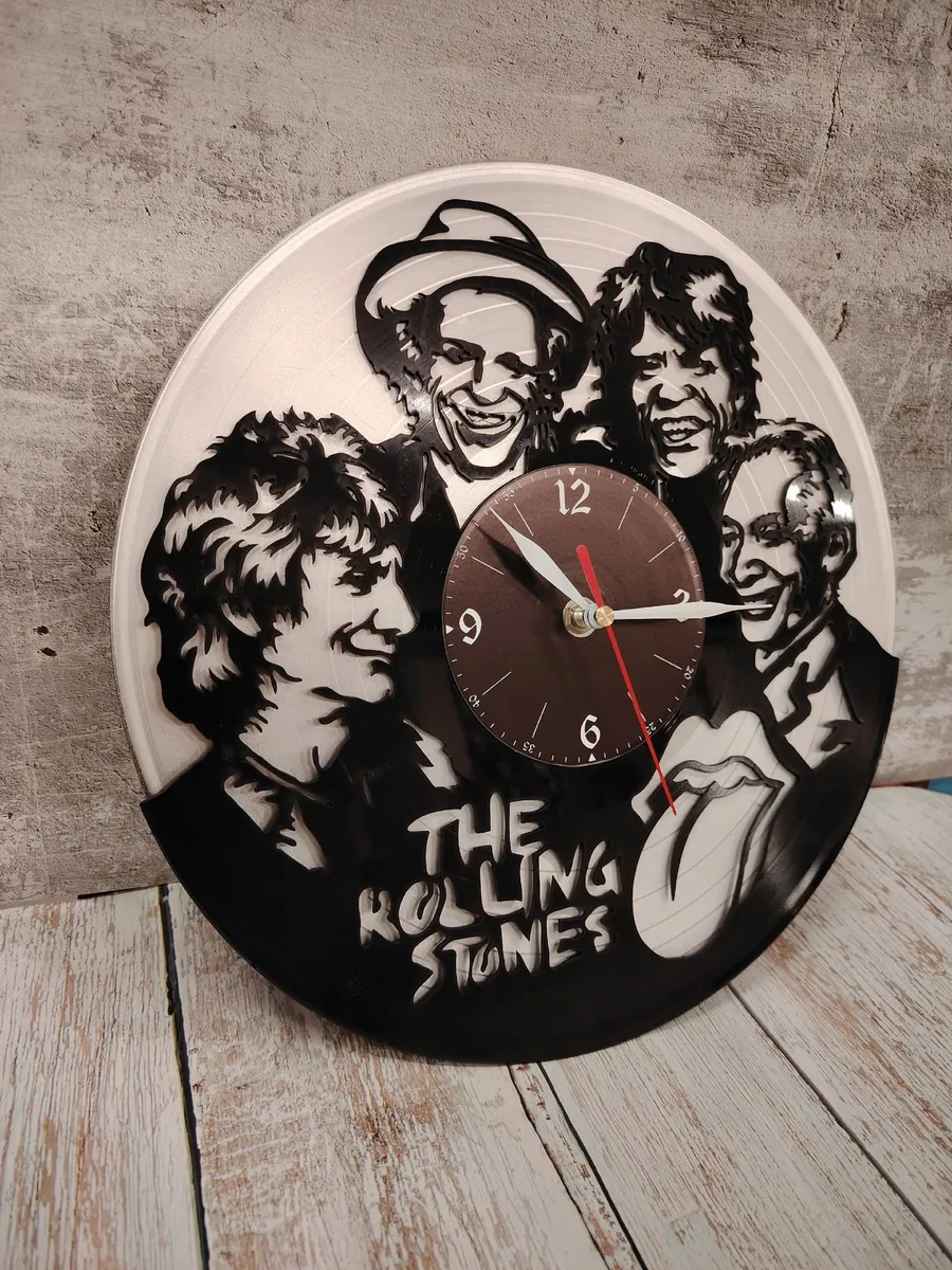 Настенные часы Rolling Stones, Роллинг Стоунз, Мик Джаггер — фото 3