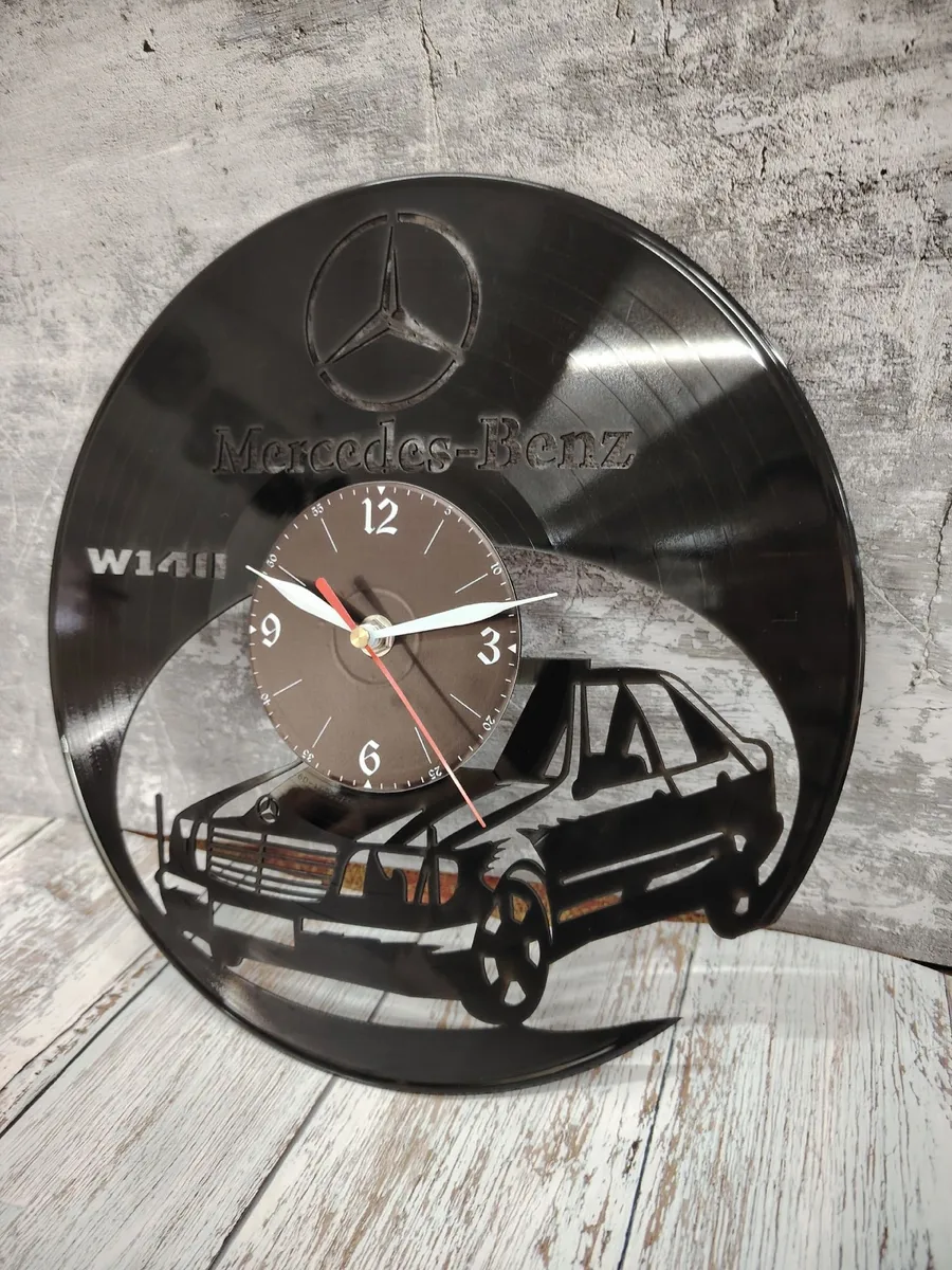 Настенные часы Mercedes W140, Мерседес — фото 2