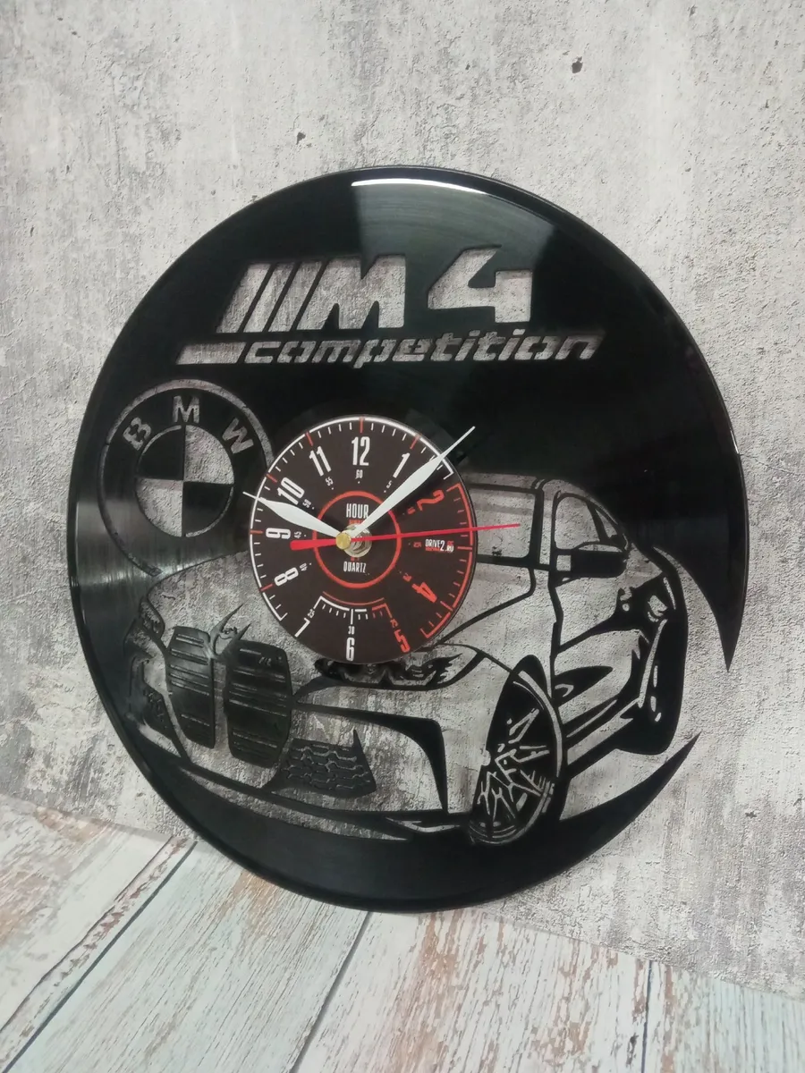 Настенные часы BMW M4, БМВ — фото 2