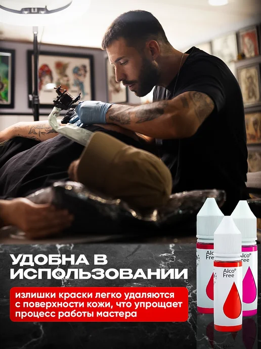 GALLERY TATTOO INK Пигмент краска для тату Gallery - Lollipop #1 (15 мл), 15 мл, фото 4