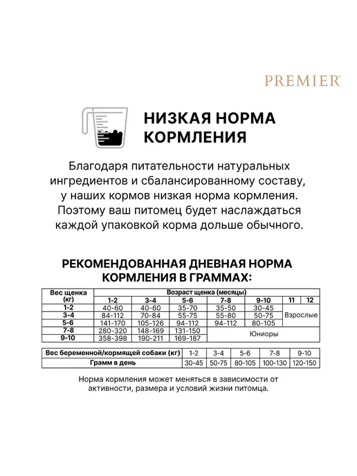 Сухой корм PREMIER Свежее для собак, щенки, индейка, мясо, 10 кг, фото 8