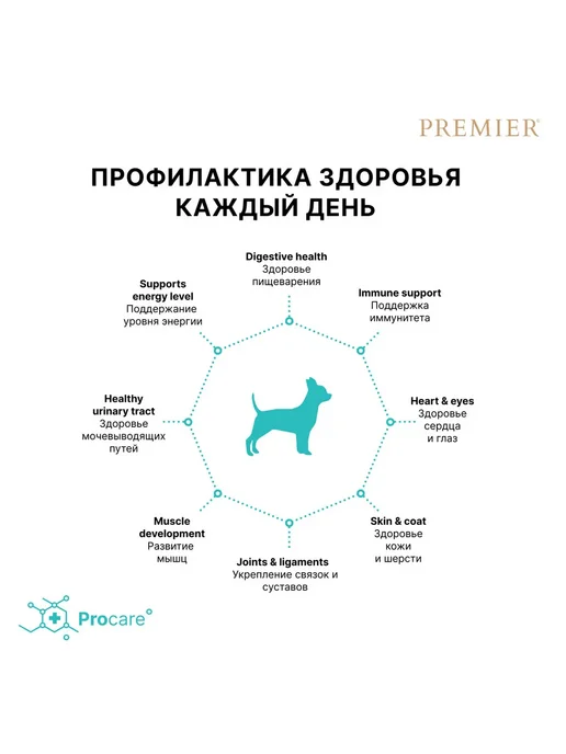 Сухой корм PREMIER для собак, мелкие, индейка, лосось, 1 кг, фото 7