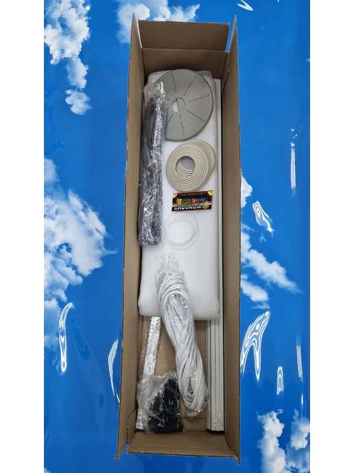 Потолочный папа Натяжной потолок 380 х 400 см комплект сатиновый без нагрева, 150x300 см, фото 7