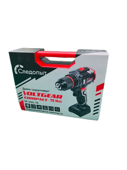 СЛЕДОПЫТ Шуруповерт VoltGear Compact 75Hm, 21V PF-VGC-75, вариант, фото 4