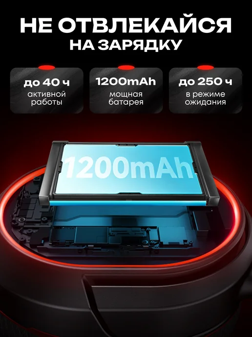 Hazex Наушники игровые беспроводные с микрофоном хейзекс 360, вариант, фото 3