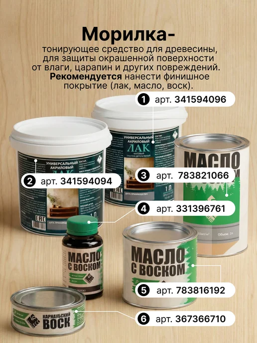 ARMOUR ECO Морилка для дерева водная, вариант, фото 7