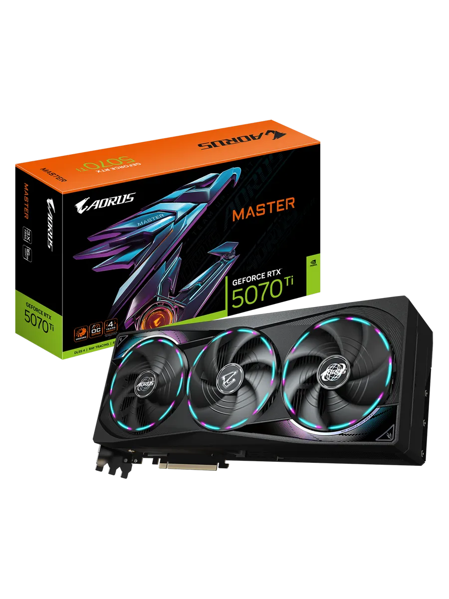 AORUS Видеокарта RTX 5070 Ti 16 ГБ RTL (GV-N507T M-16GD)