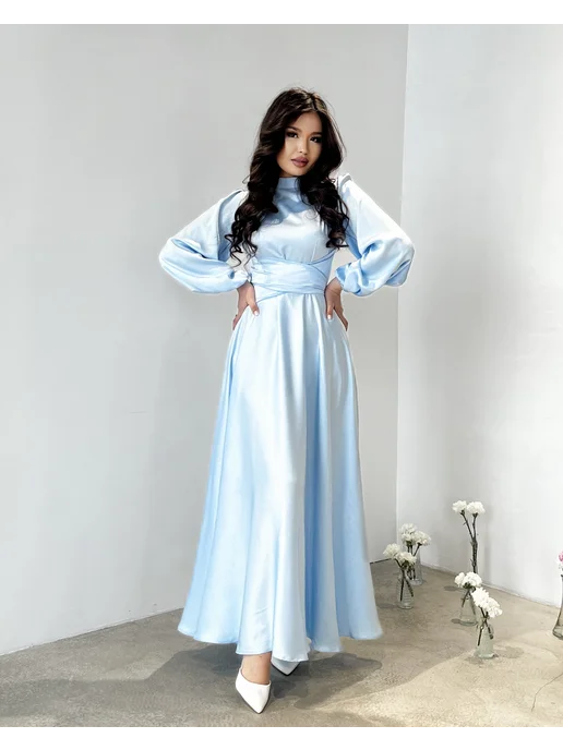 Bi:Dress Длинное вечернее платье с рукавами под горло, вариант, фото 2