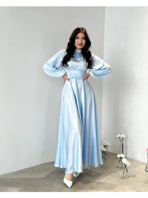 Bi:Dress Длинное вечернее платье с рукавами под горло, вариант, фото 4