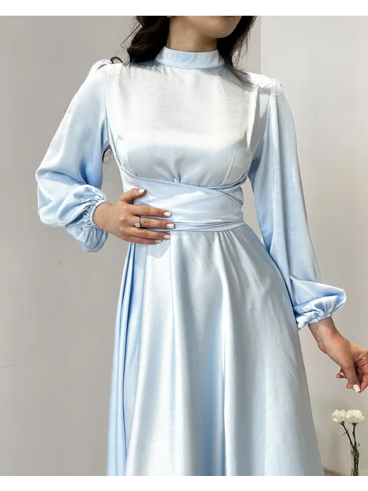 Bi:Dress Длинное вечернее платье с рукавами под горло, вариант, фото 7