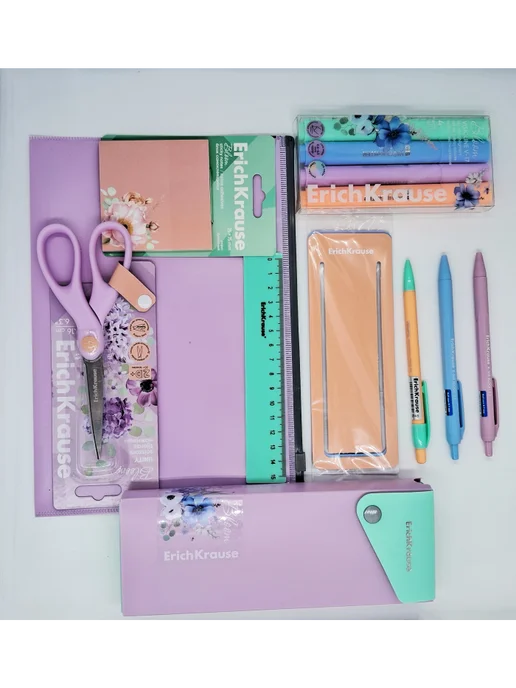 ErichKrause Канцелярский набор Pastel Bloom, вариант