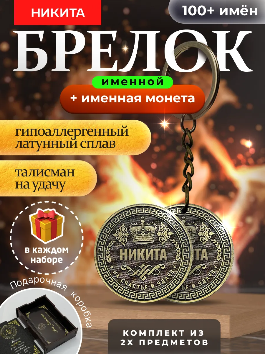 Монета именная "Никита"