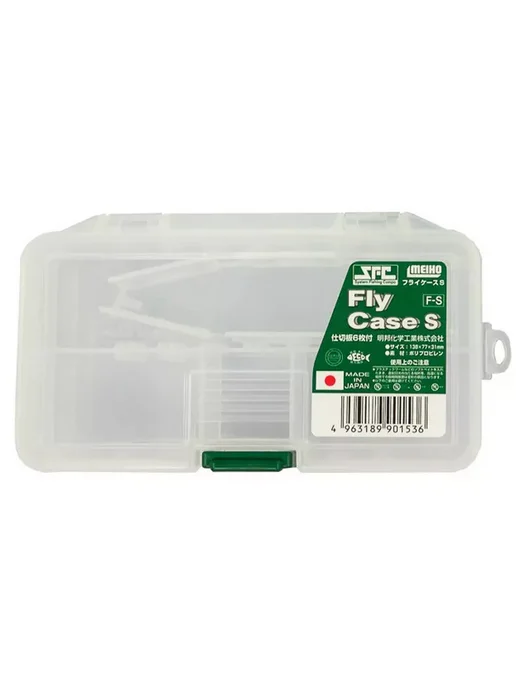 Meiho Коробка рыболовная SFC Fly Case S 138x77x31мм, 138x77x31 мм, фото 2