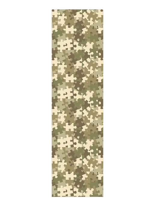 JoyArty Дорожка на стол "Пазлы камуфляж" 145х40, 145x40, фото 2