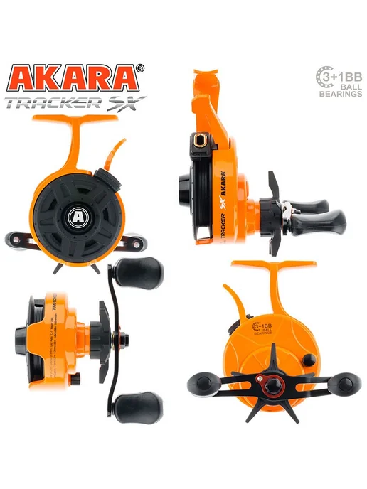 Akara Катушка зимняя Tracker SX 3+1 bb с курком, вариант, фото 2
