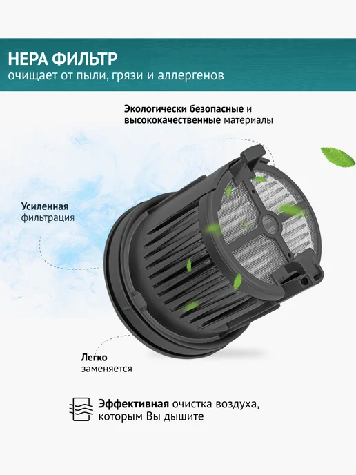 DOCTOR FILTERS HEPA фильтр 2 шт. для пылесоса Dreame H20 Ultra, H14 Pro, 2 шт, фото 2