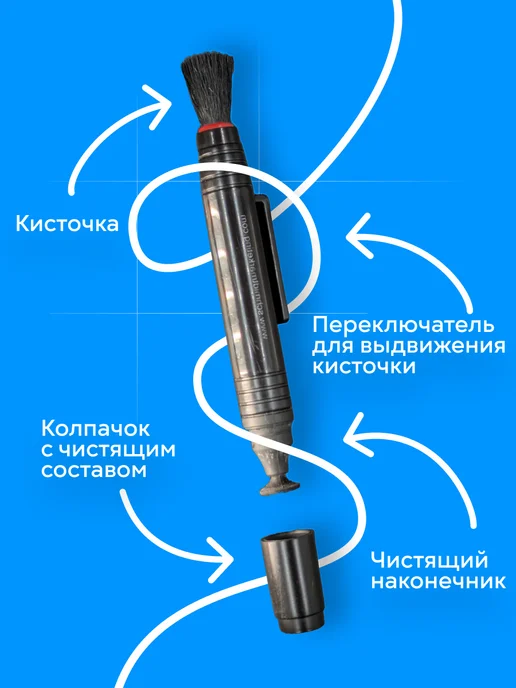 Карандаш для чистки объектива и оптики LP-1, вариант, фото 2