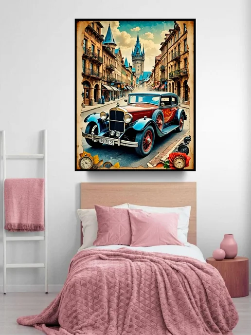 Картиномания Картина на стену 35х44см Старинные улицы Праги, 35x44 см, фото 3