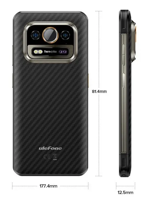 Смартфон Ulefone Armor 25T 6/256 ГБ, черный, фото 3