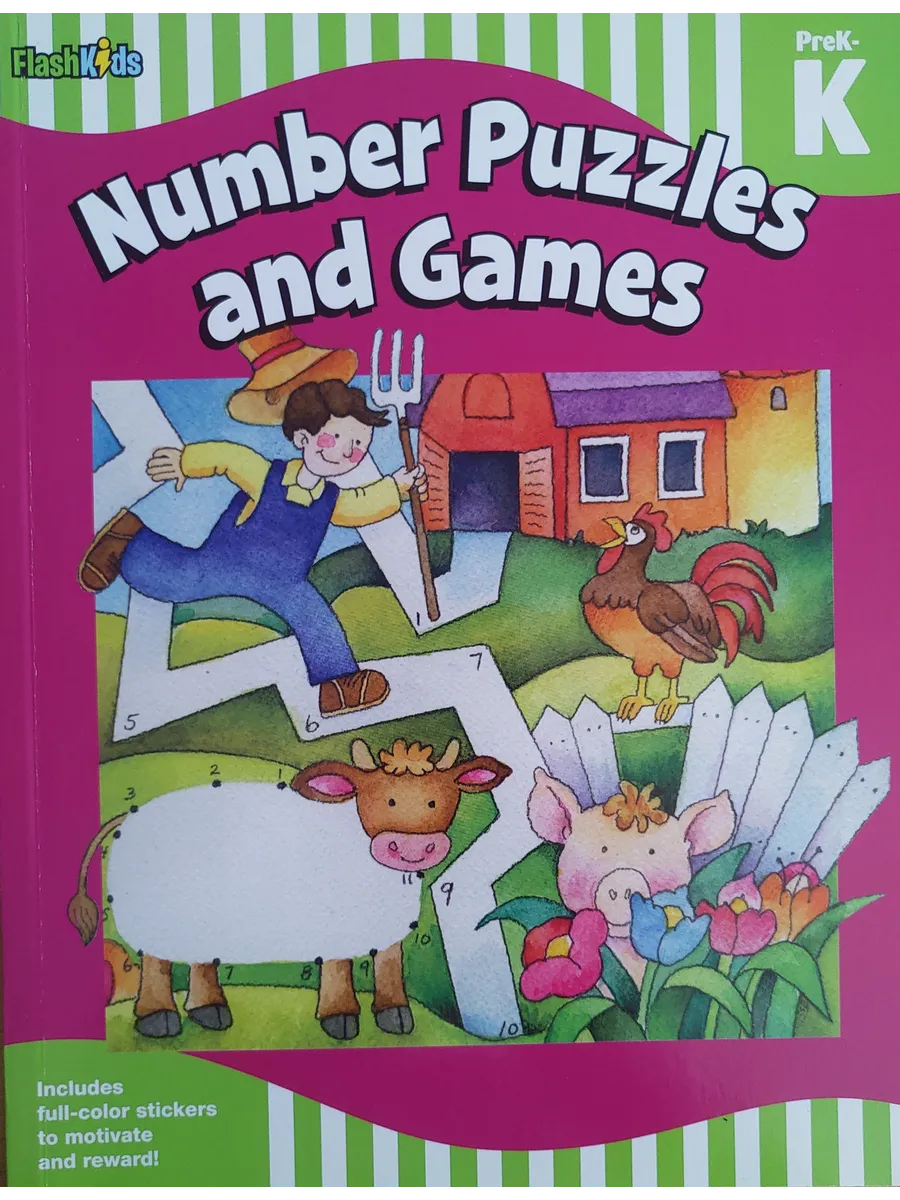 Number Puzzles & Games. PreK - K. FlashKids