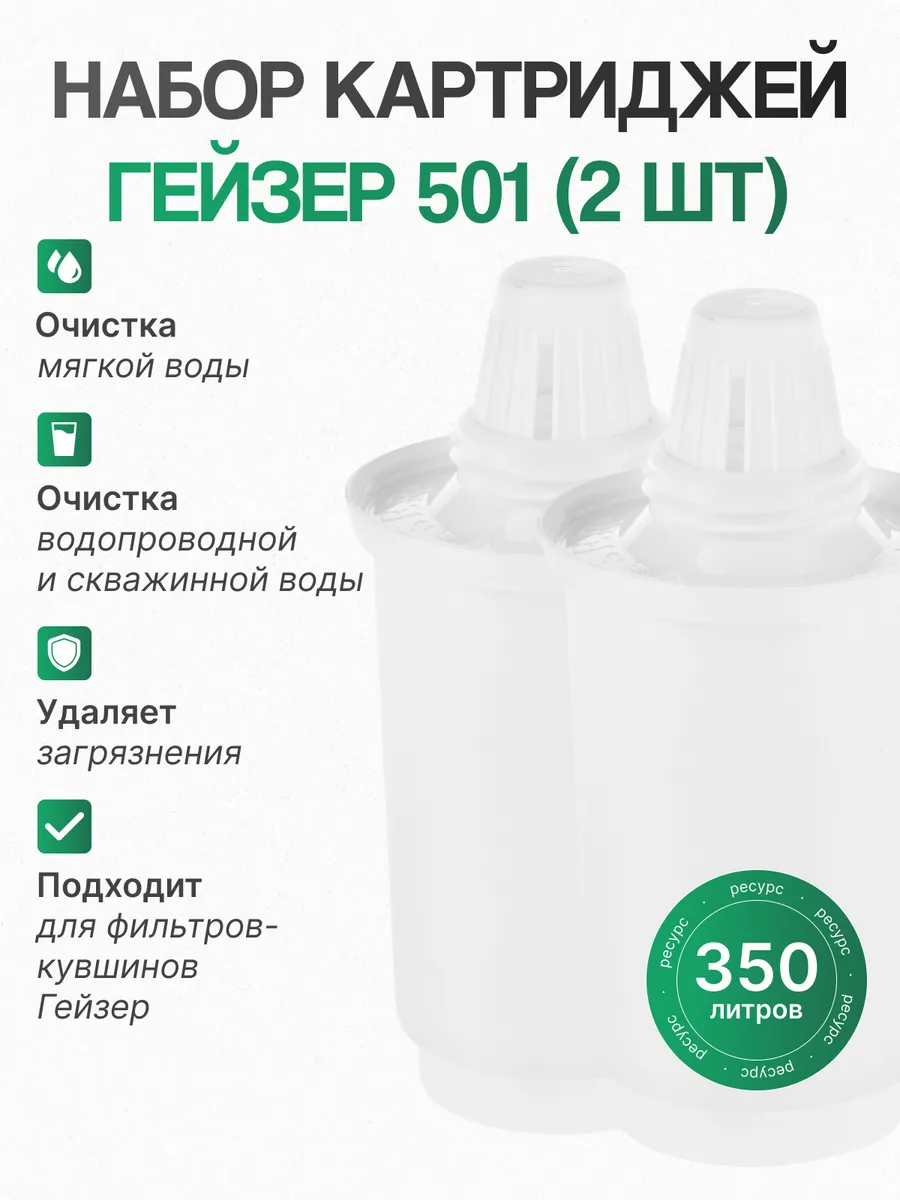 Комплект сменных картриджей 501 (2 шт)