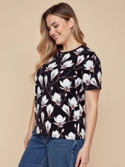 Футболка хлопковая Алена 343123326 купить за 518 ₽ в интернет‑магазине Wildberries