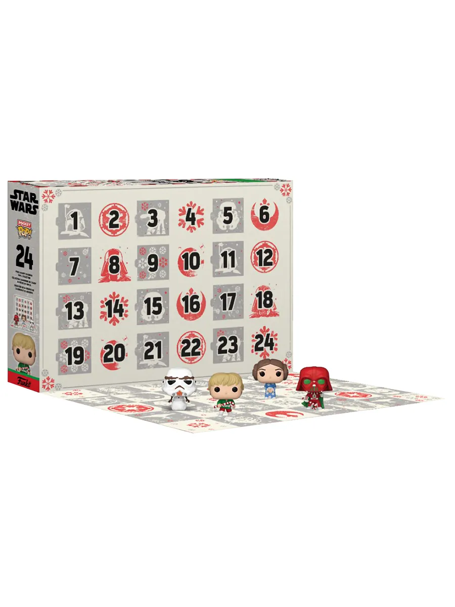 Набор Funko Advent Calendar Star Wars 2022 24 фигурки Набор Funko Advent Calendar Star Wars 2022 24 фигурки