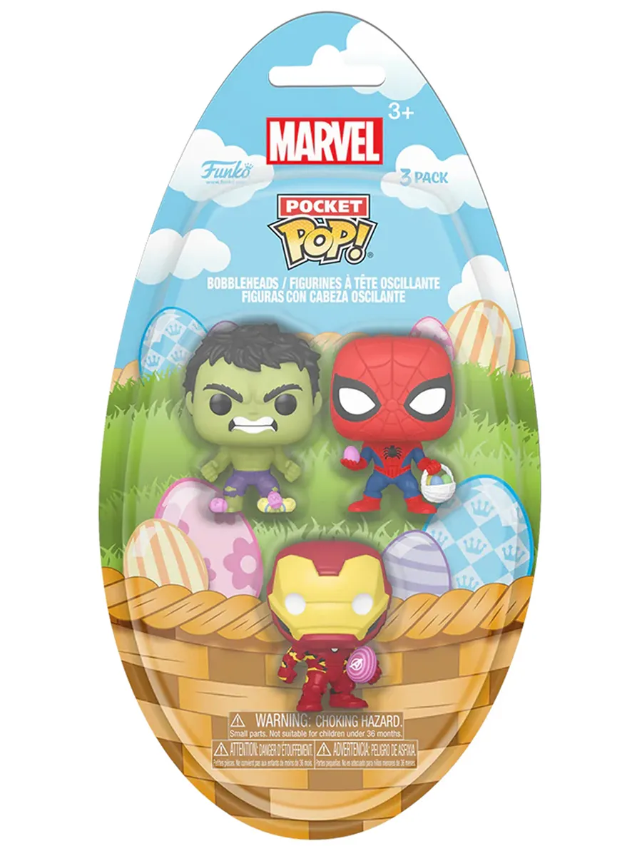 Набор подарочный Funko Pocket POP! Easter Marvel 3 фигурки