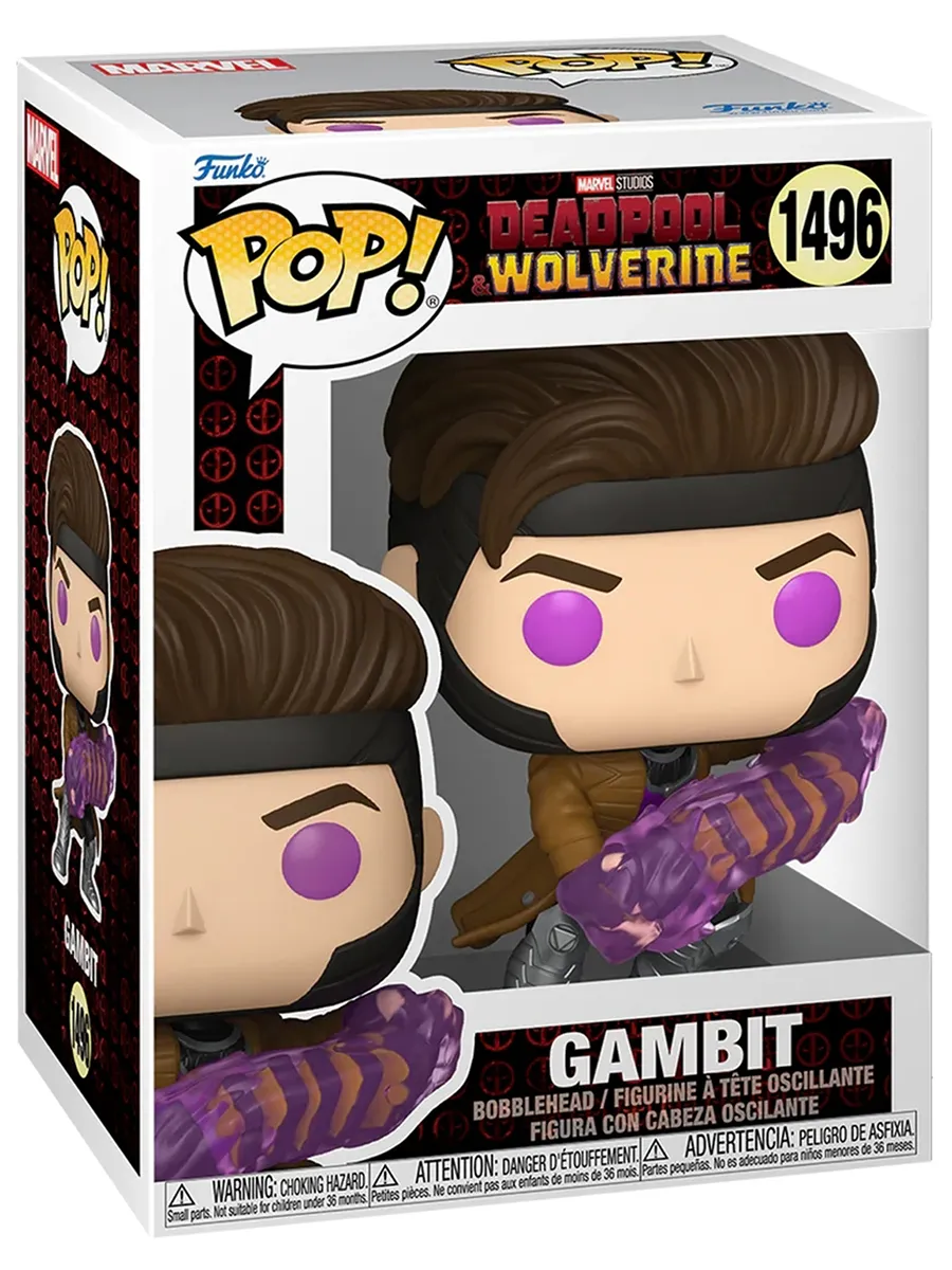 Фигурка Funko POP! Bobble Marvel Deadpool 3 Gambit (1496)