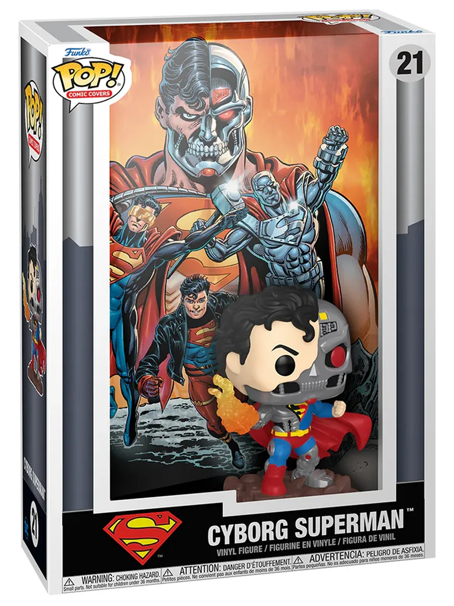 Фигурка Funko POP! Comic Covers DC Cyborg Superman (21) Фигурка Funko POP! Comic Covers DC Cyborg Superman (21)