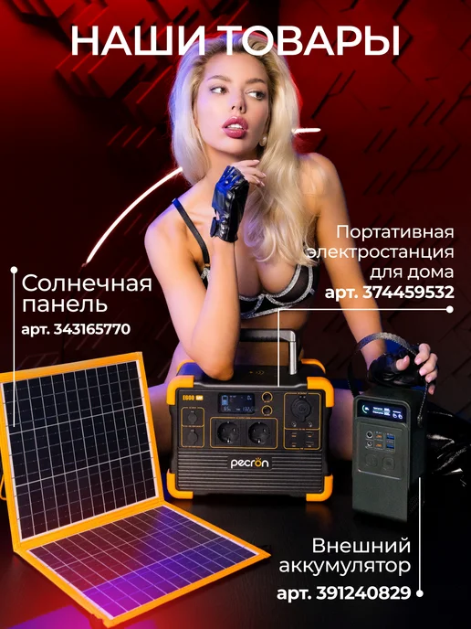TechWayStore Портативная солнечная панель 60Вт, 60 Вт, фото 6