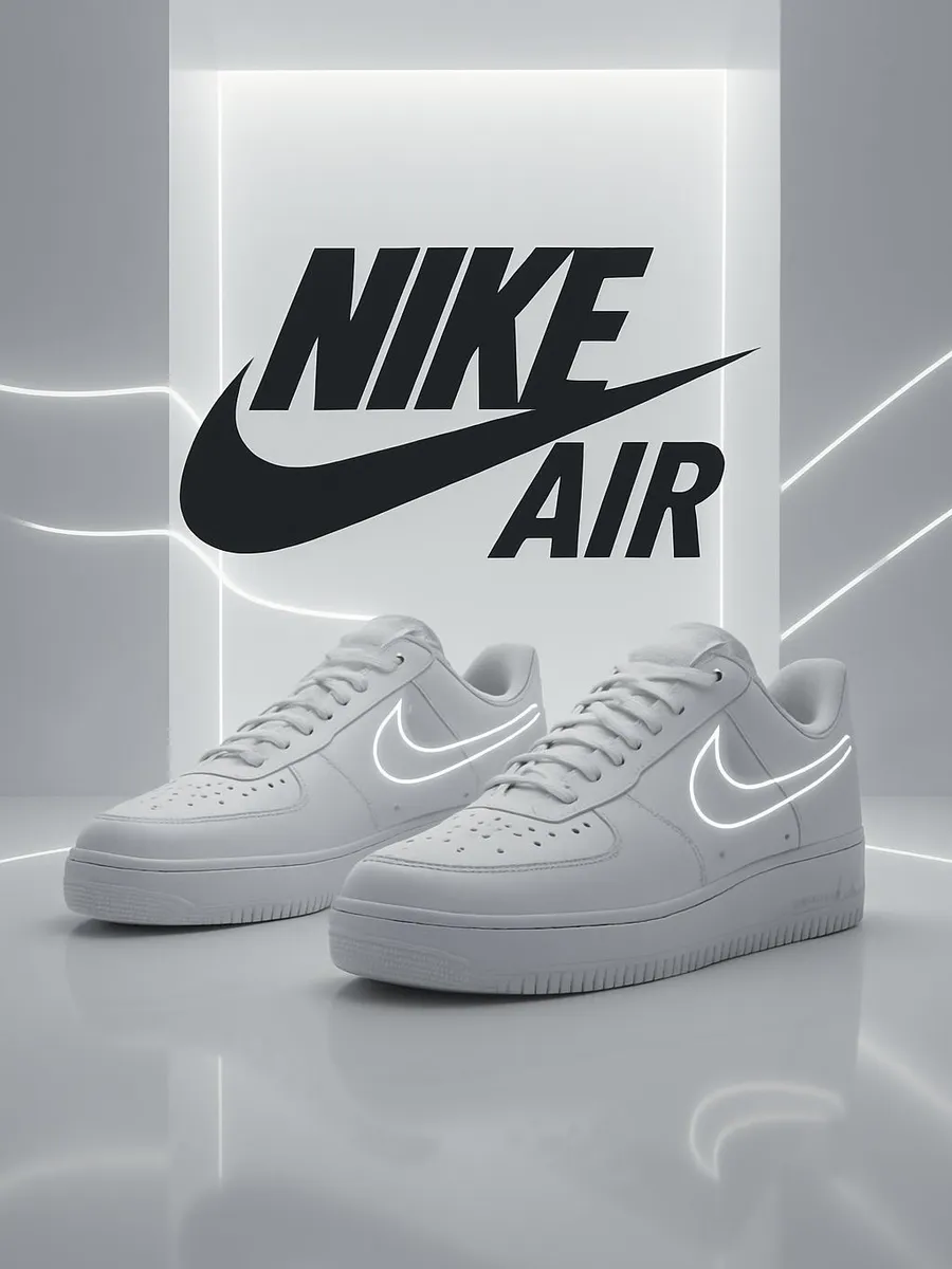 Кроссовки Air Force 1 White форсы белые кеды
