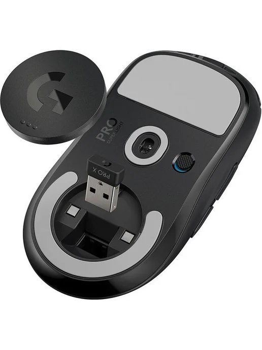 LOGITECH Мышь игровая беспроводная PRO Х Superlight Wireless, черный, фото 8
