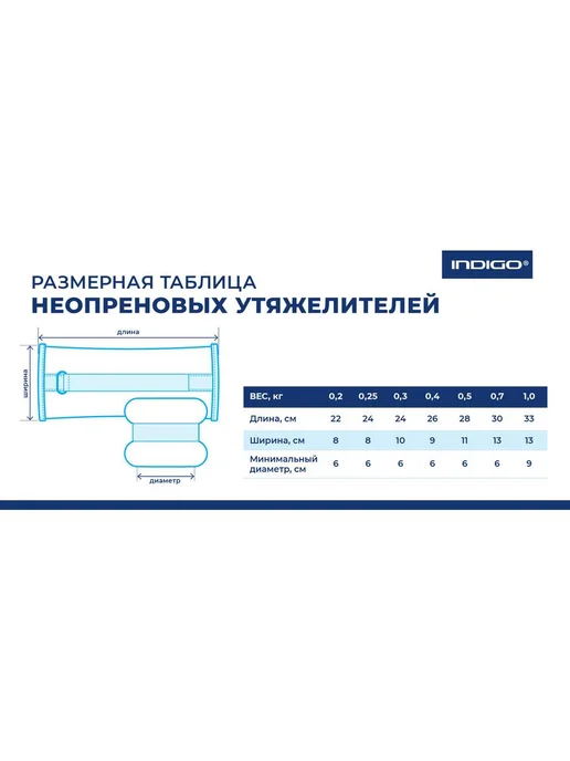 INDIGO Sport Утяжелители для рук и ног 0,5, желтый, фото 3