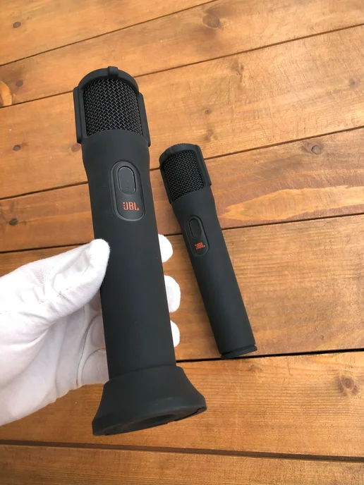 TECHNO PRODUCTION CLUB Силиконовый чехол для микрофов JBL PartyBox Wireless Mic, черный, фото 2