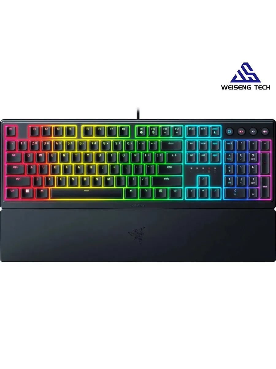 Razer Клавиатура Ornata V3 проводная Черный (RZ03-04460800-R3R1)