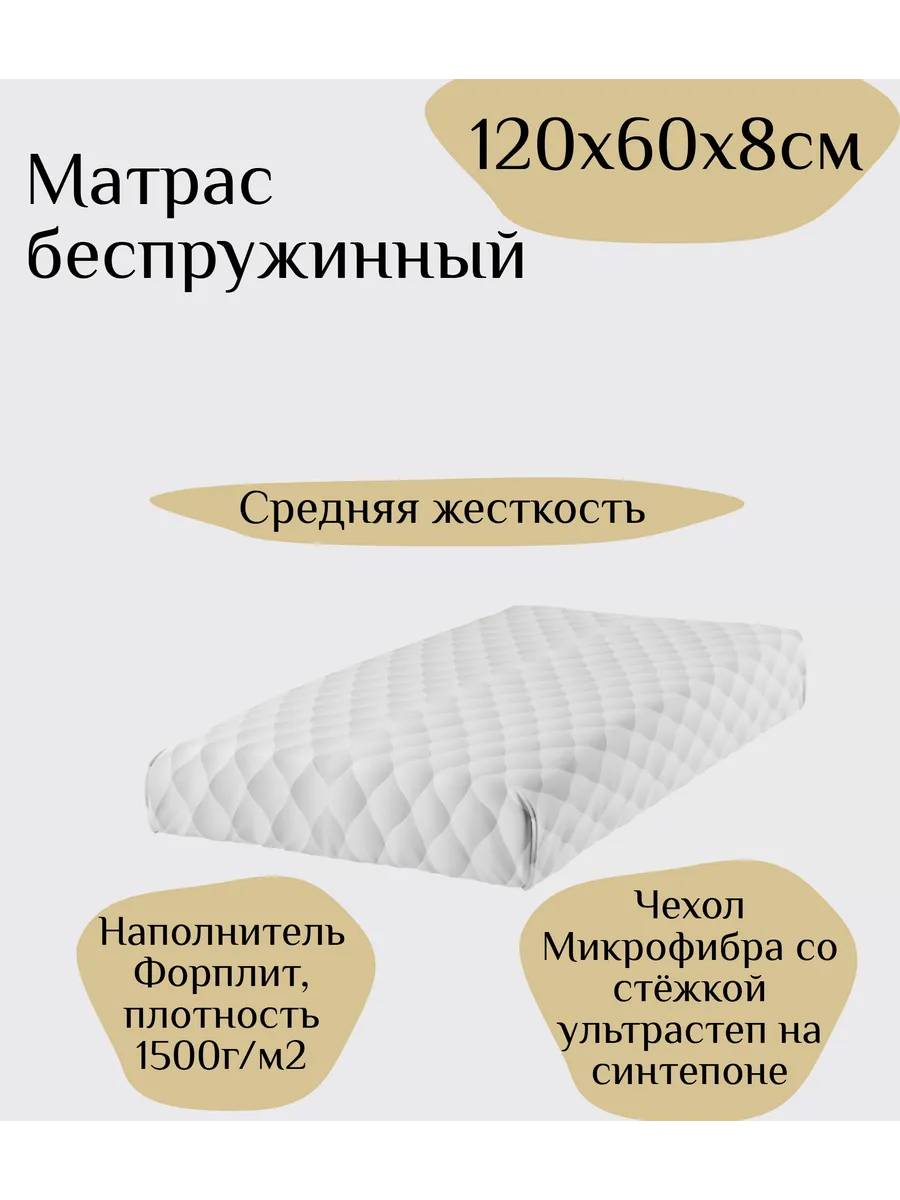 Матрас в кроватку для новорожденных
