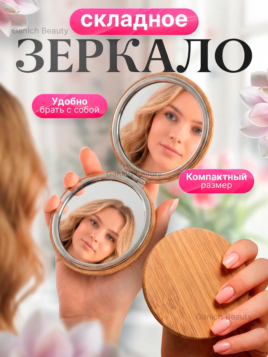 Зеркало в карманий квадратных