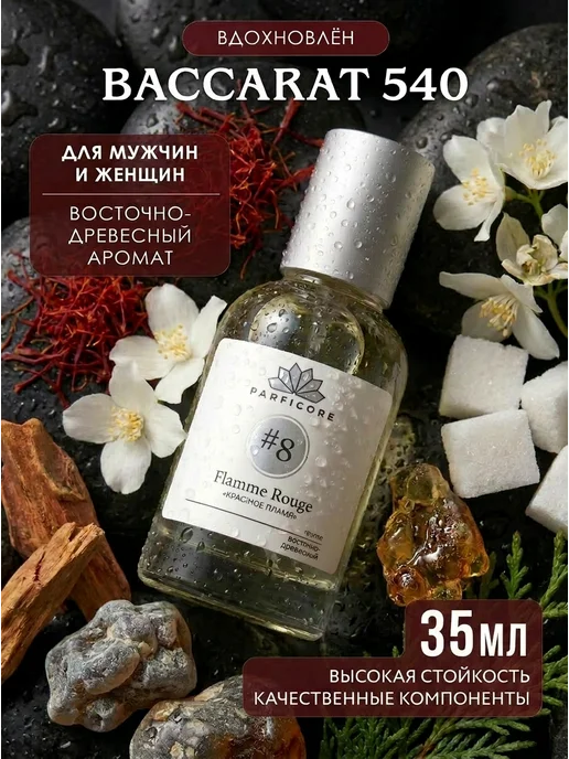 Духи по мотивам Бакарат Baccarat 540 - Flamme Rouge 35 мл PARFICORE